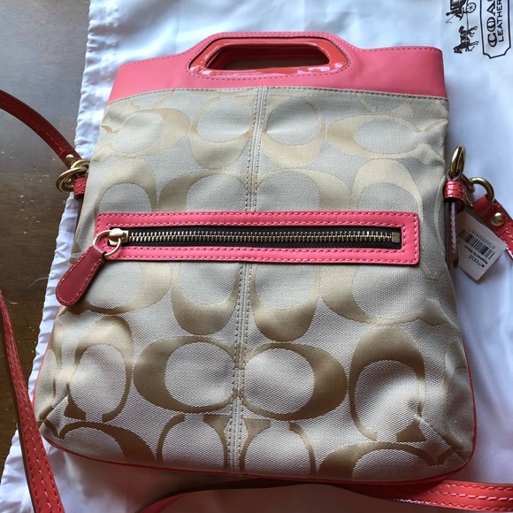 NWT FREE SHIPPING COACH Double-Fold Crossbody Bag - Picture 3 of 8